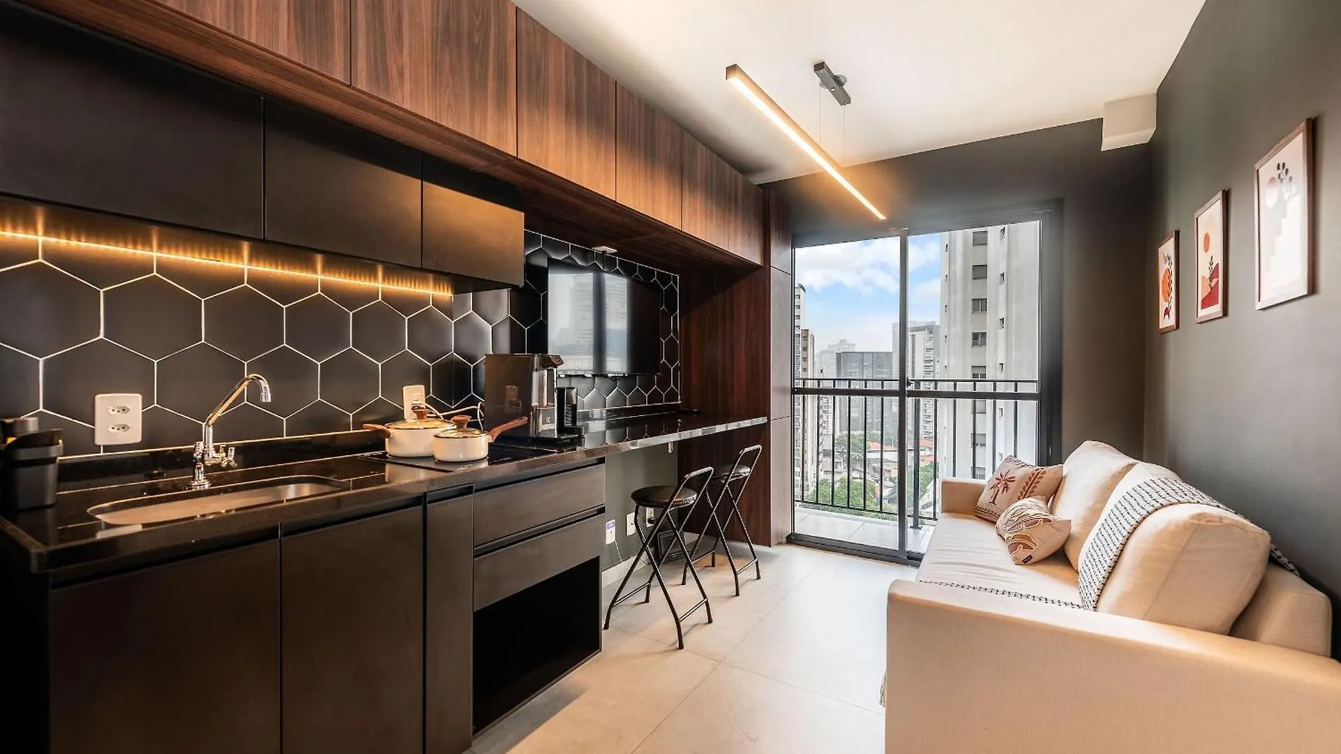 Studio Moderno | Lazer Completo Pinheiros - V1409 ساو باولو بيت للعطل